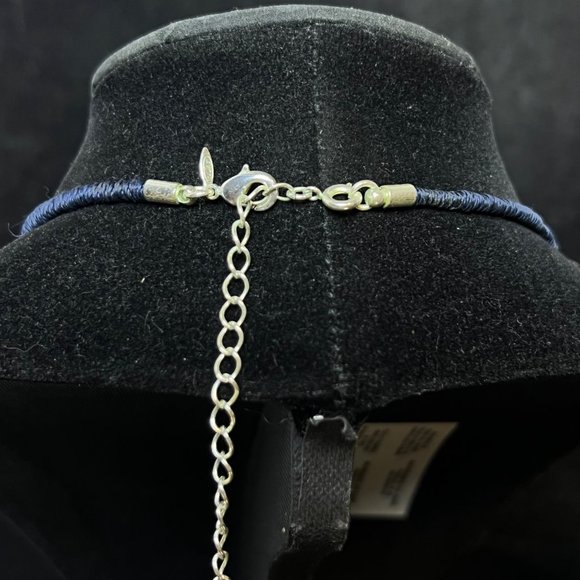 Vintage Avon Blue Sodalite Nugget Strung Bead Necklace 20" Signed (3740) - Picture 5 of 7